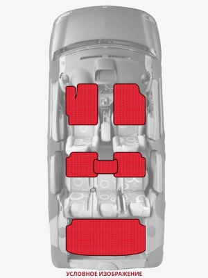 ЭВА коврики «Queen Lux» комплект для Citroen C1 (2G)